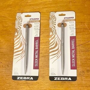 Zebra Silver Stylus Pen
